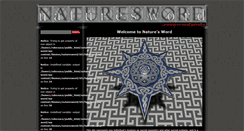 Desktop Screenshot of natures-word.com